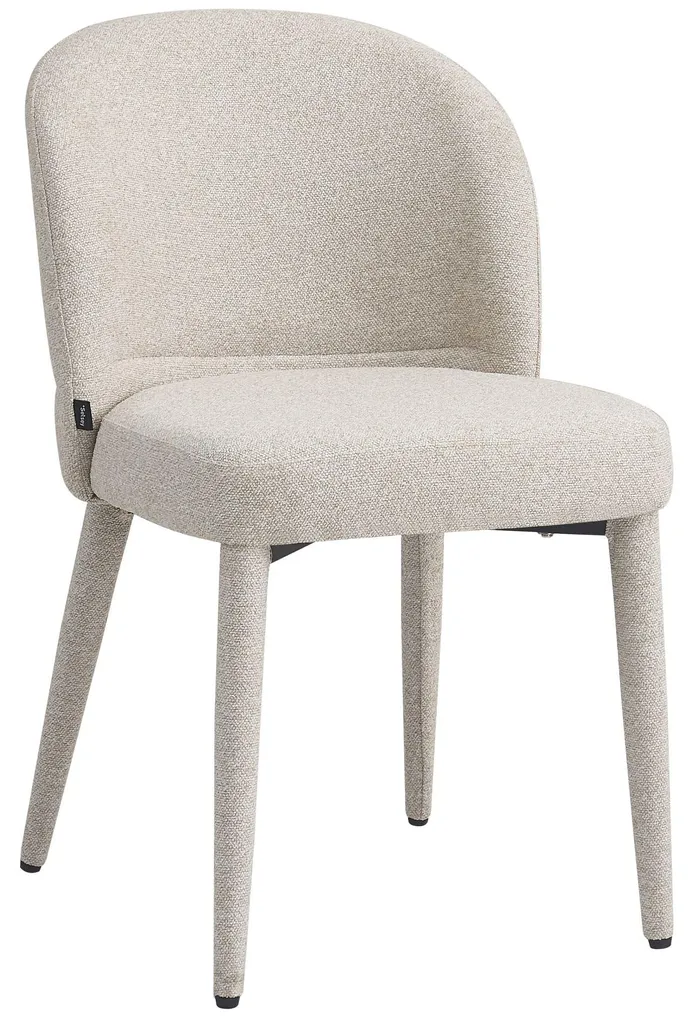 Selsey Coases Chaise de Salle à Manger en Tissu Bouclé Beige Design
