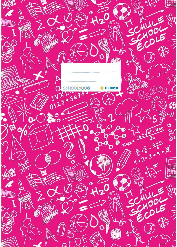 Heftschoner Schoolydoo pink DIN A4