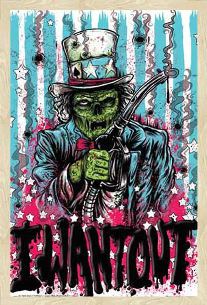 Maxi Poster Disturbia I Want Out + Cornice Shinsuke Rovere 61x91