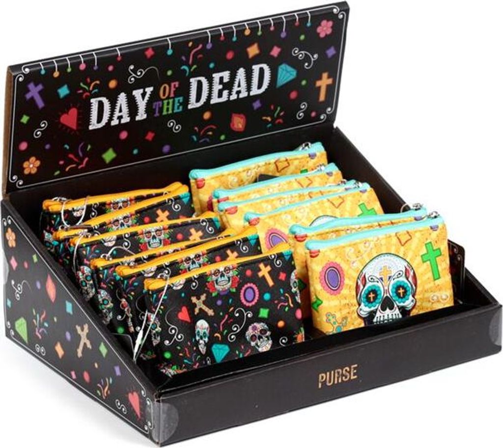 Portemonnaie aus PVC „Dia de Los Muertos“.