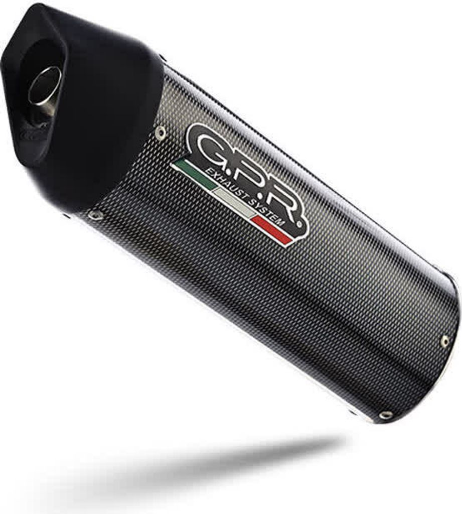 GPR Slip-On-Auspuff mit Katalysator Poppy Fury genehmigt für Ducati Hypermotard 796