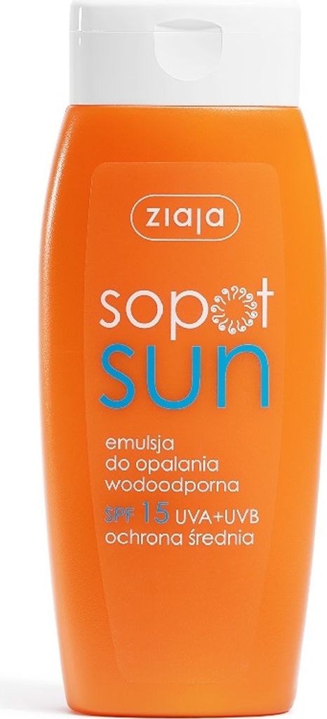 Ziaja Sopot Waterproof Sunscreen Lotion SPF 15 150ml