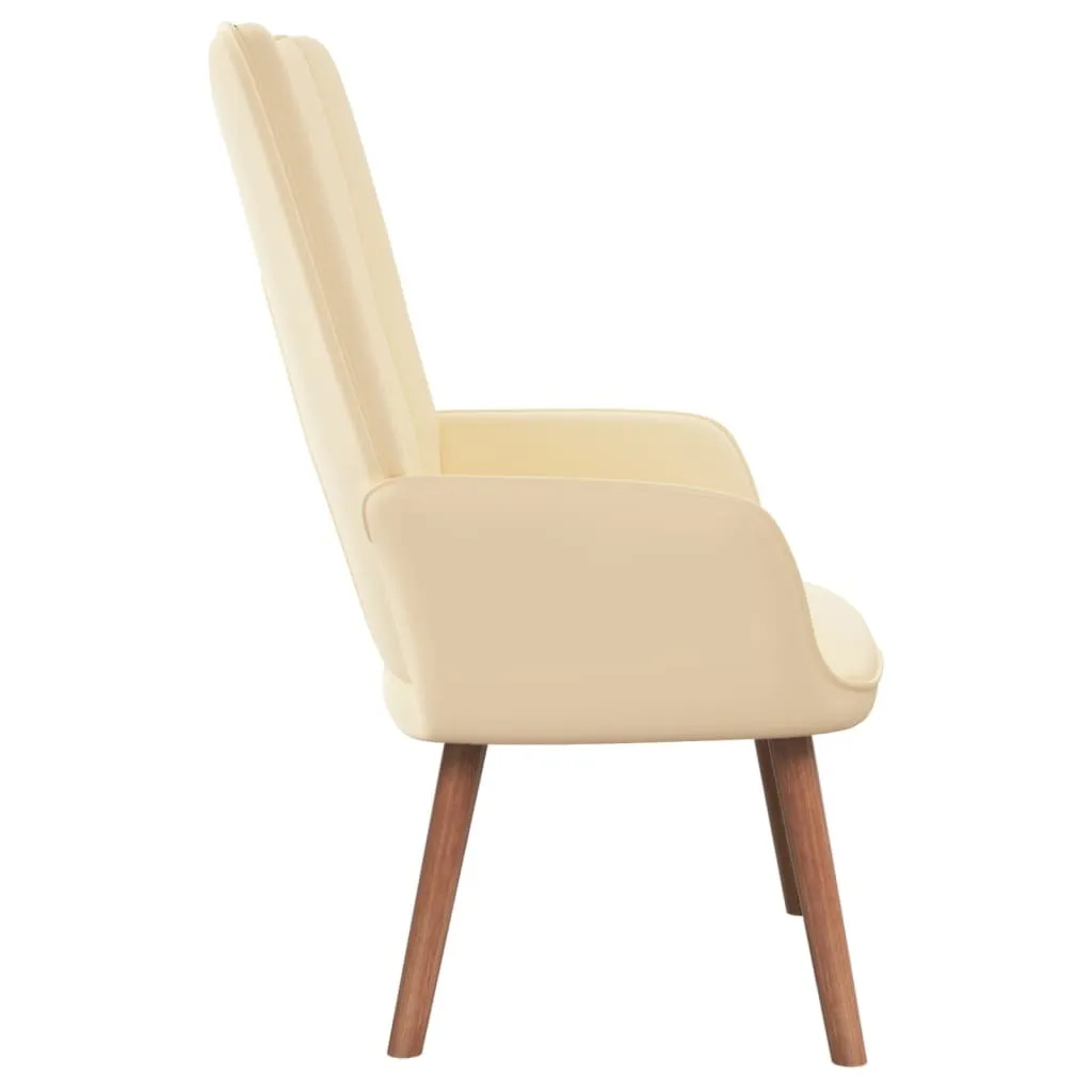 Poltrona Relax The Living Store Cremeweiß Velluto | Eleganza da Salotto - 3