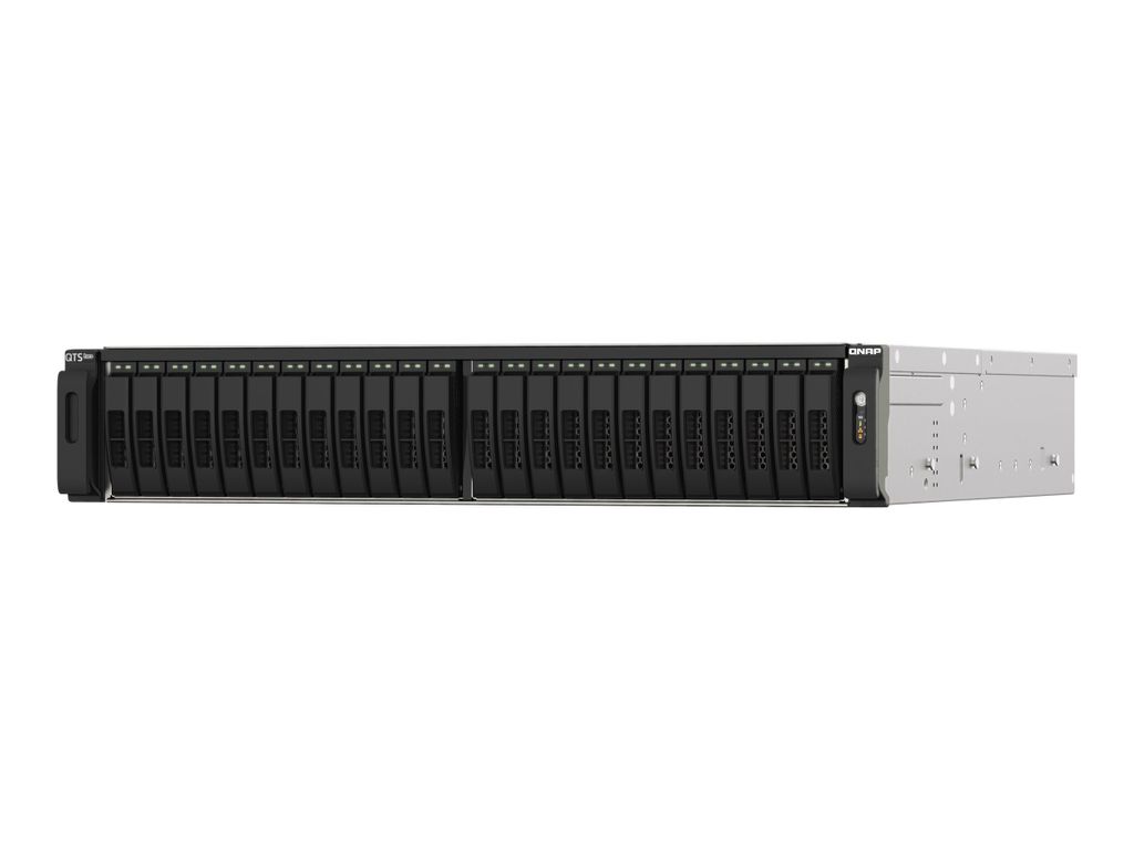 QNAP TS-H2490FU - NAS-Server - 24 Schächte - Rack - einbaufähig - PCI Express 3.0 x4 (NVMe) - RAID RAID 0, 1, 5, 6, 10, 50, JBOD, 60 - RAM 128 GB...