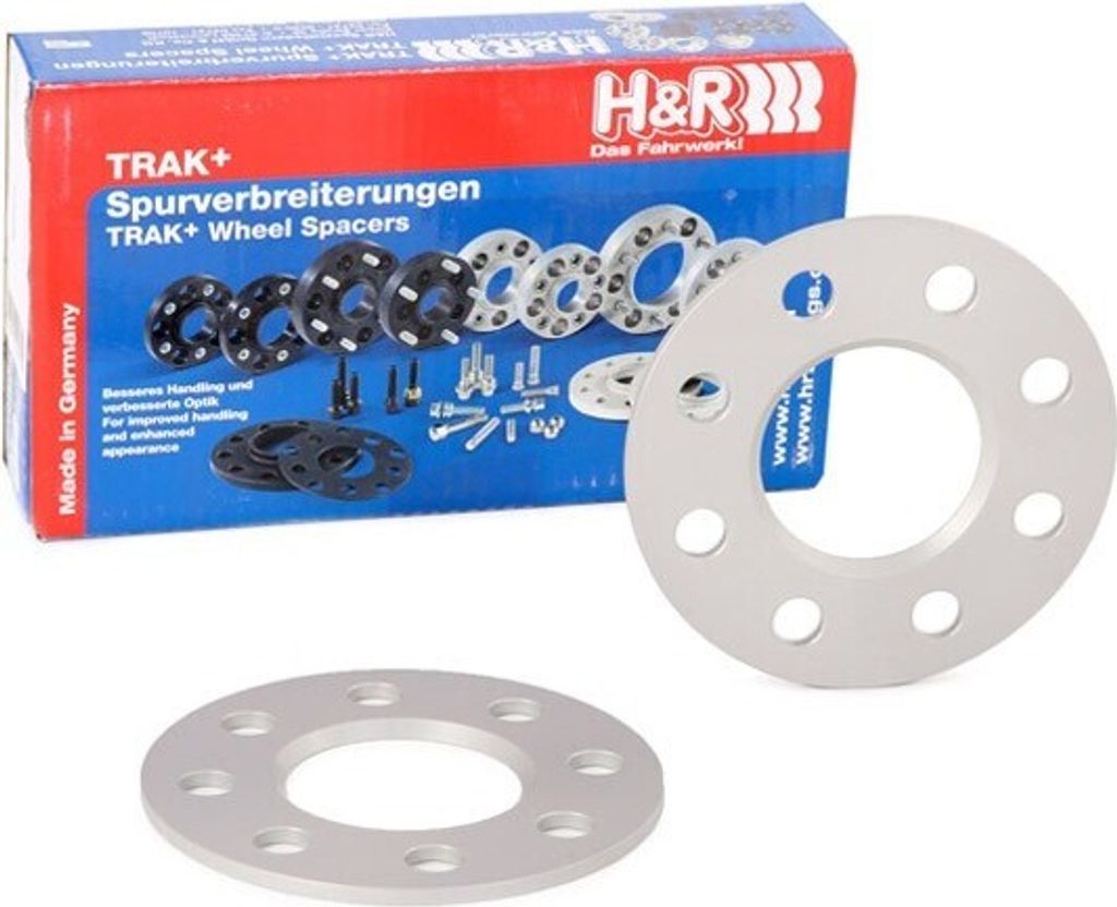 H&R 5mm Spurverbreiterung Spurplatte 4-Loch 108mm LK für AUDI A5 Sportback (F5A) A5 Coupe (F53) A5 Cabrio (F57) passend für PEUGEOT 207 (WA, WC)