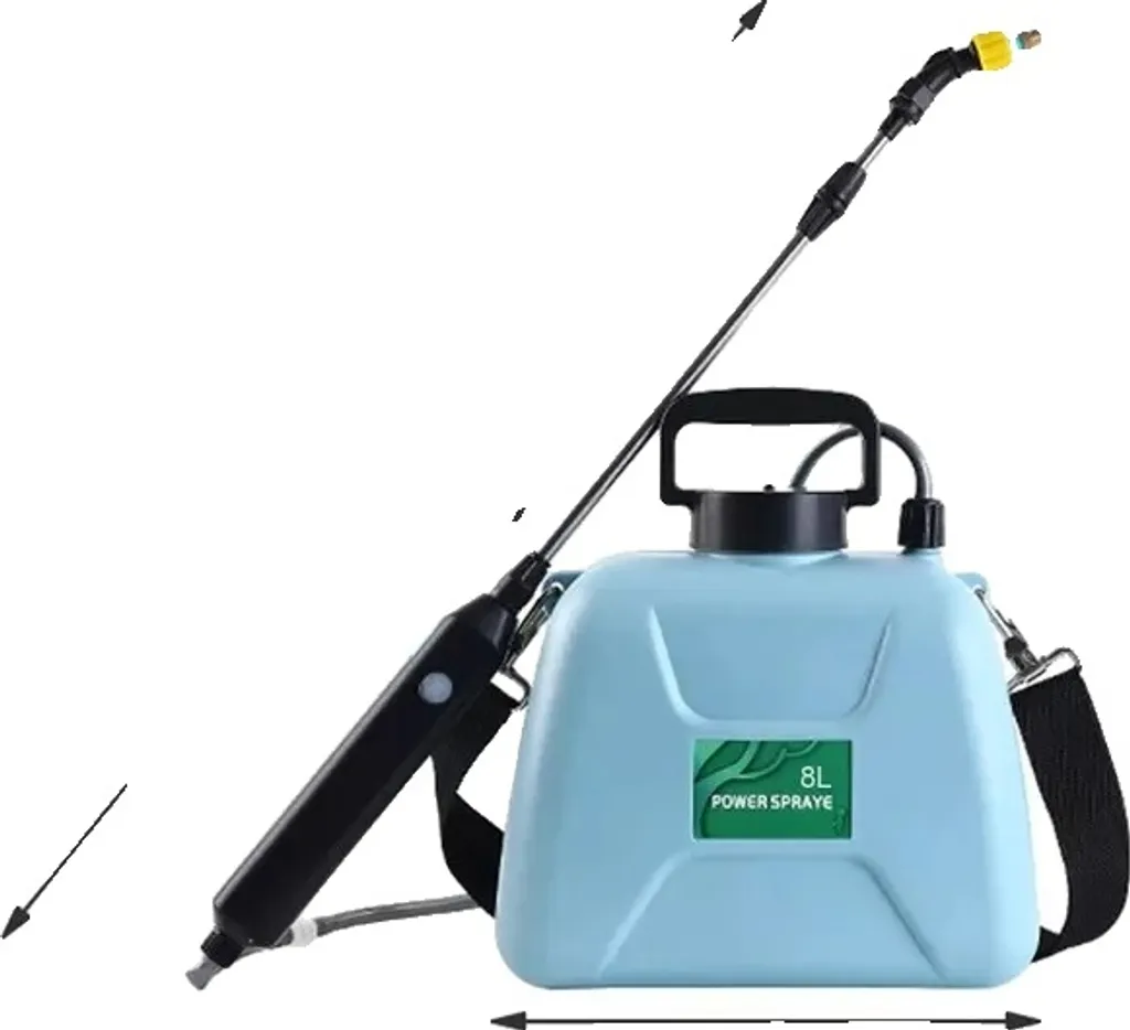Pulvérisateur automatique 8L pour arrosage et soin des plantes bleu