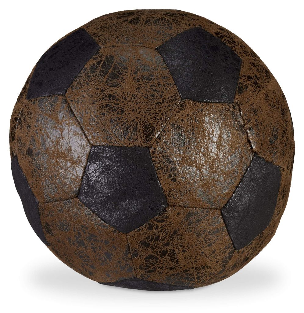 Relaxdays Türstopper Fußball, Stoff, für Boden, mit Sand Produktbild 