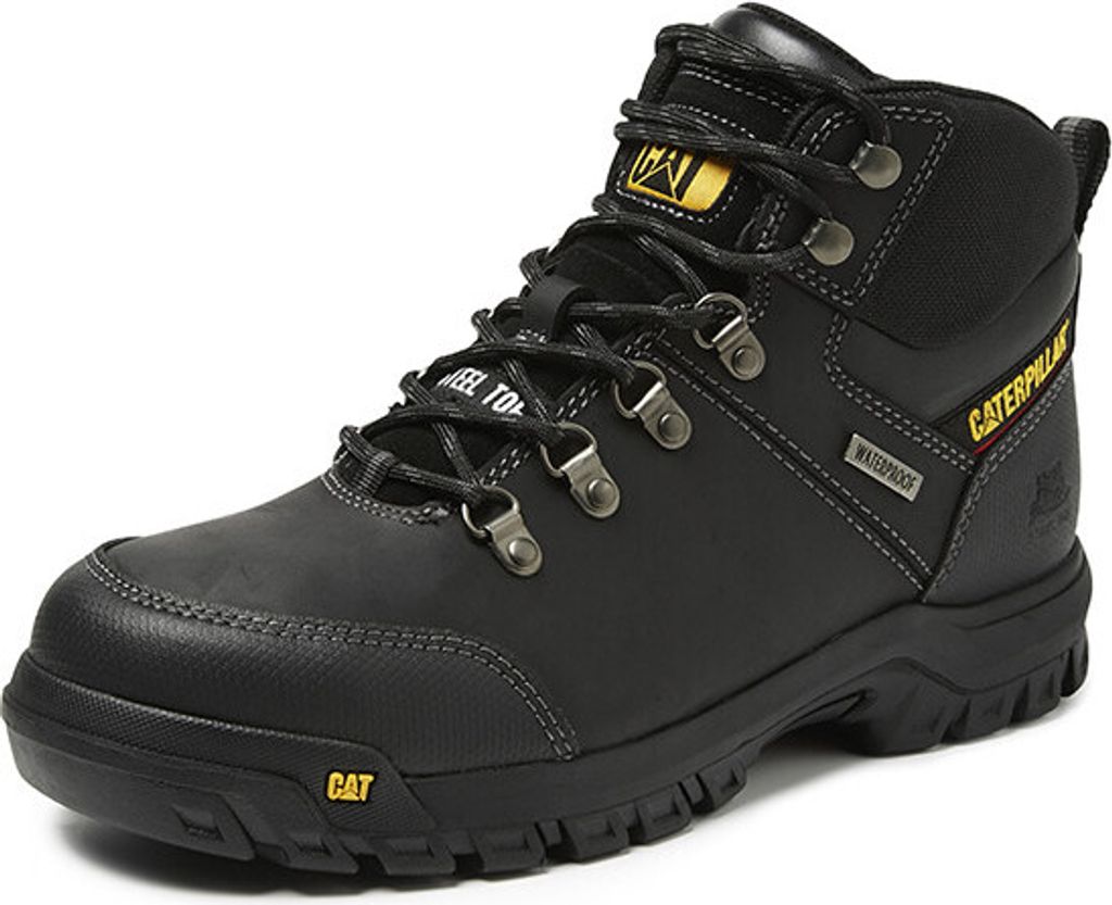 Caterpillar Herren Framework schwarze Arbeitsschuhe