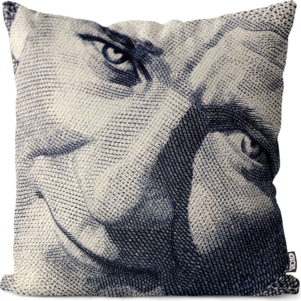 VOID Portrait Mustafa Kemal Atatürk Kissenbezug Kissenhülle Polyester wasserfest Outdoor Indoor