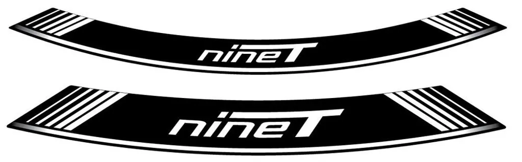 Liserés de Jante PUIG 9133B pour BMW R NINET Coloris Blanc Design Sport