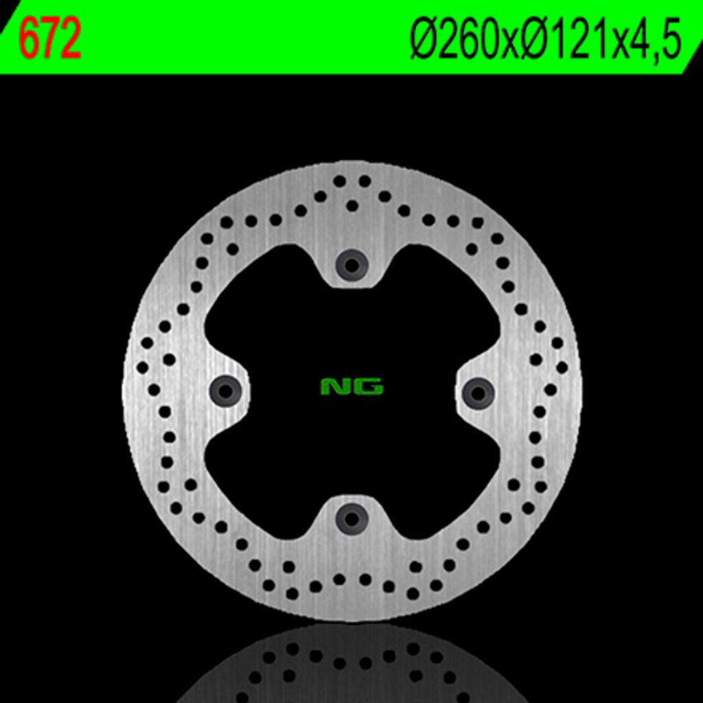 Ng Bremsscheibe Vorne Für Suzuki An 650 Burgman 02-03 (260X121X4.5)