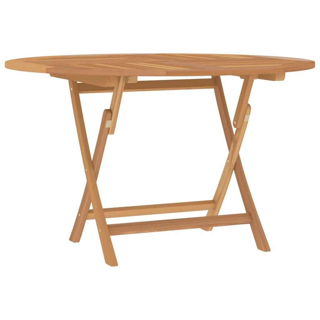 "WINTER SALE"Gartentisch/Terrassentisch - HOMMIE - elegantes Design - Klappbar Ø 110x75cm Massivholz Teak - Gartentische NeuMöbel336457