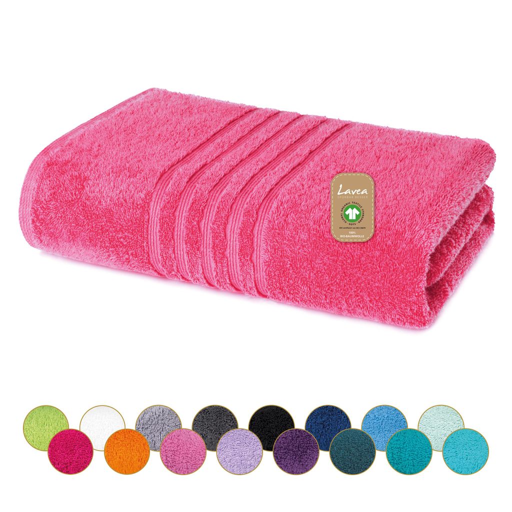 Lavea® Saunahandtuch XXL 80x220 cm, 100% Baumwolle, Damen, Produktbild 