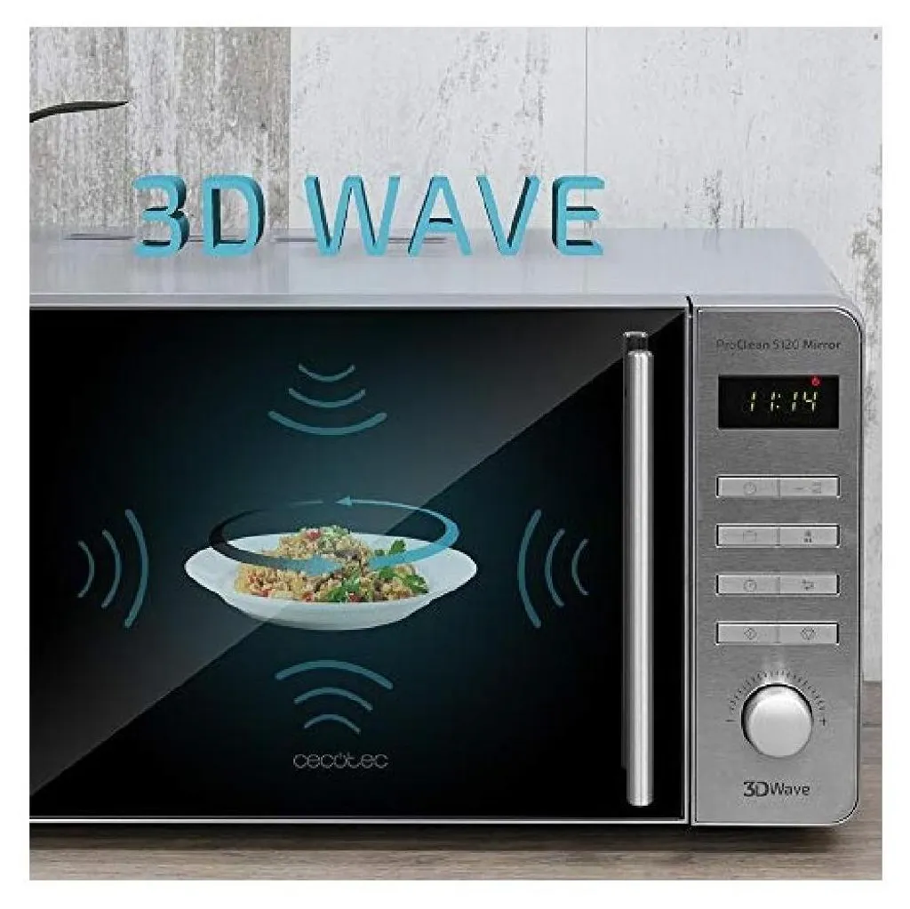 Petit Micro-ondes 700W avec Grill et Écran Digital Cecotec Modèle 01533 - 6