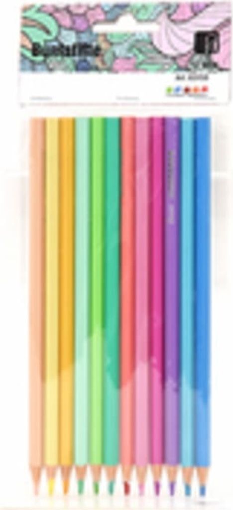 Pastell-Buntstifte 12er Set: Sanfte Farben für Kreative – Ideal zum Zeichnen & Malen