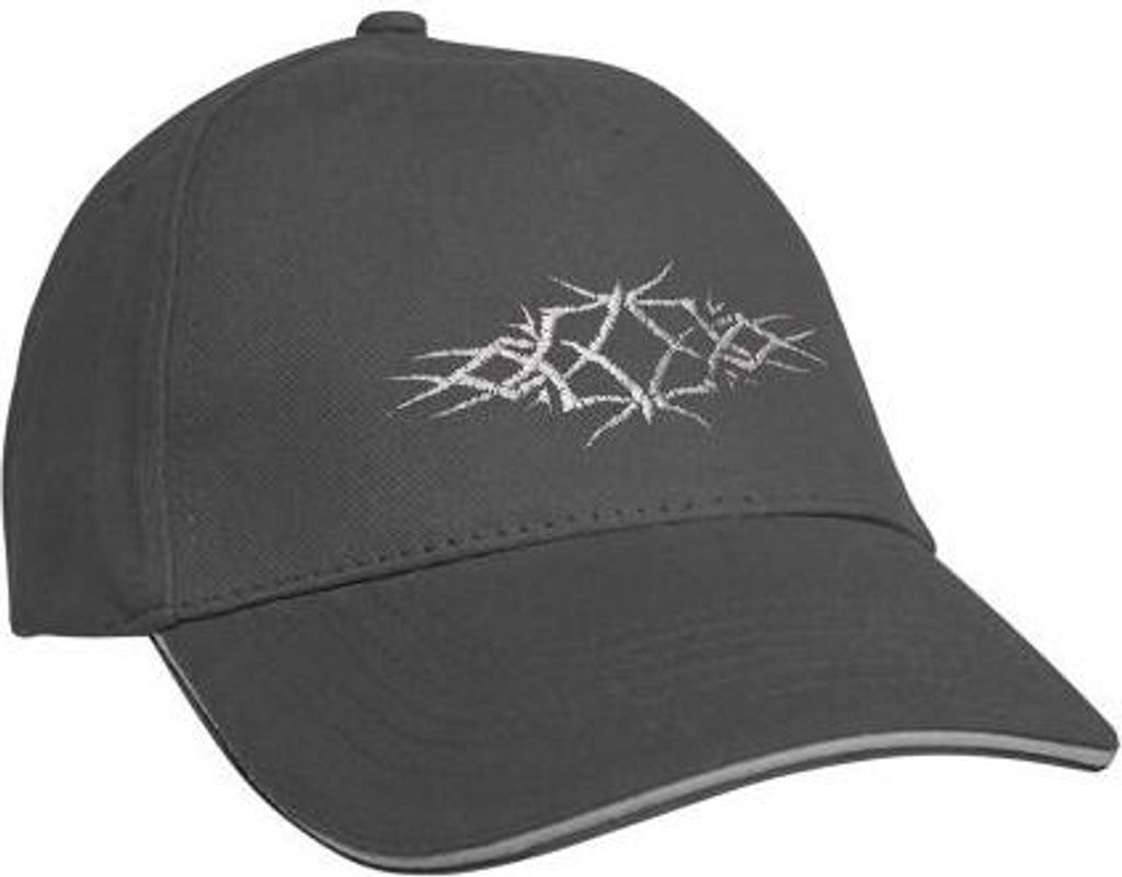 Baseballcap mit Einstickung Tribal 68111 versch. Farben Color - grau