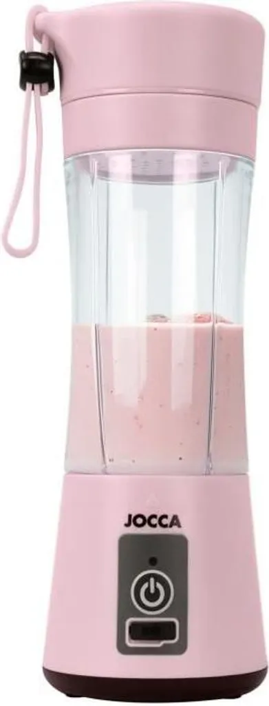 Mini Frullatore USB JOCCA SWEET 380ml Rosa - Mixer Personale da Ufficio