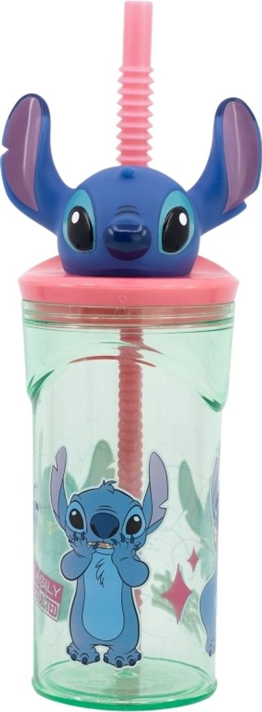 Stitch Rzeczy Lilo & Stitch Gobelet 3D Gobelet pour enfants & paille