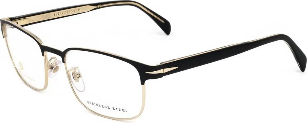 Lunettes David Beckham 54 I46/19 Anti-Éblouissement Noir Mat et Doré