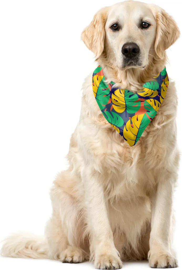Bandana Pet ABAKUHAUS Giungla Astratta 40x40cm - Design Italiano