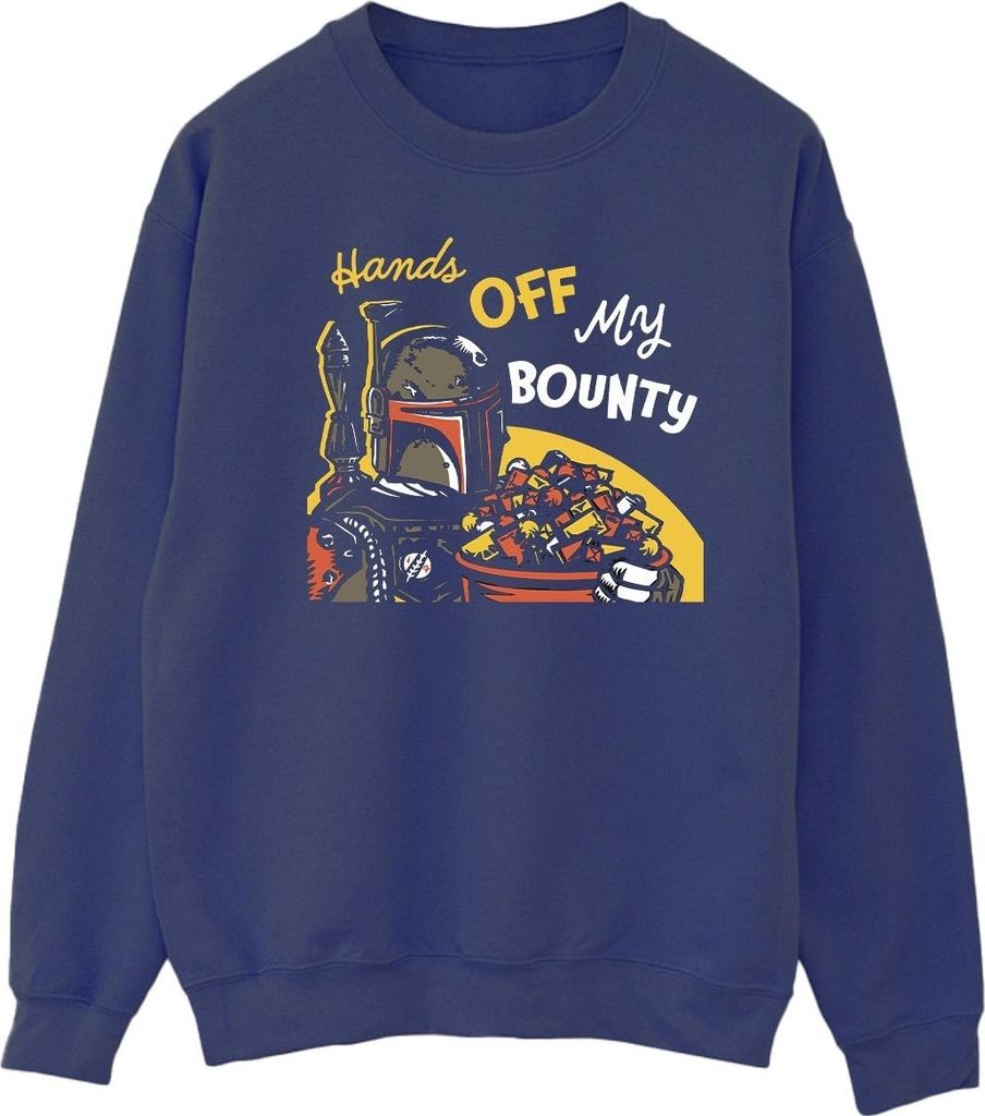 Star Wars - "Hands Off My Bounty" Sweatshirt für Herren BI46020 (L) (Marineblau)