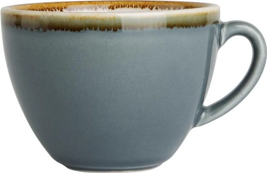 Tazze Cappuccino Blu Ocean Olympia Kiln 230ml - Stile Rustico Casa