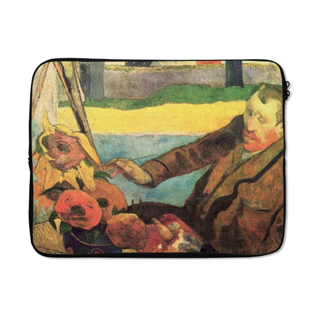 MuchoWow Laptop Hülle 15 Zoll Der Sonnenblumenmaler - Vincent van Gogh Laptoptasche - Laptoptasche - Sleeve - Rundum-Schutz