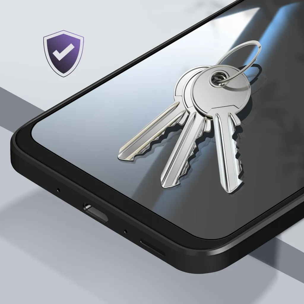 Vetro Akashi per Samsung Galaxy A26 5G: Sicurezza e Stile Nero - 4