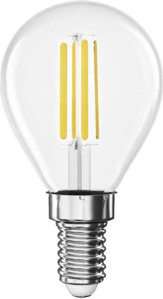 EMOS LED Lampe Edison MiniGlobe, 5,9W Ersatz für 60W Glühbirne, runde Vintage-Glühlampe mit E14 Sockel und Helligkeit 806lm, Neutralweiß 4000K