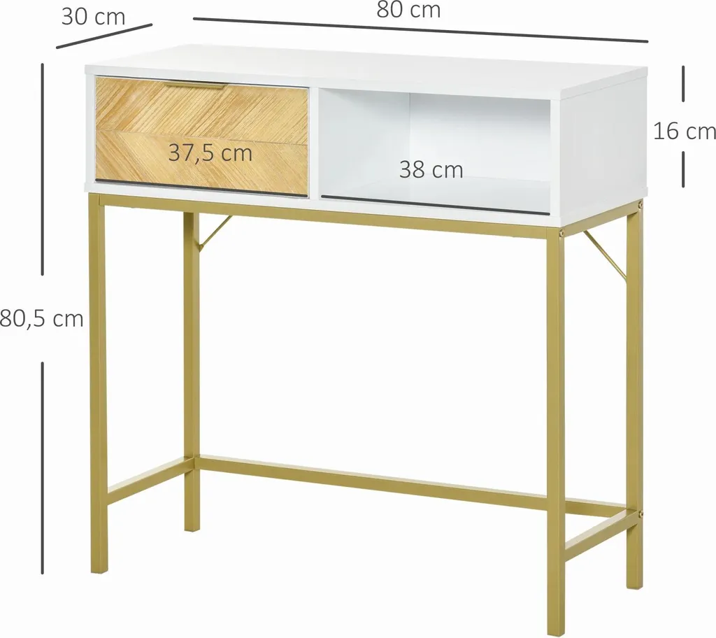 Table console design moderne avec rangement pour salle à manger Loft - 3