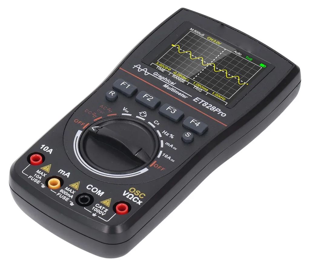 Oscilloscope multimètre numérique 50 Msps haute vitesse écran couleur