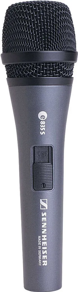 Microphone cardioïde Sennheiser E 835-S avec interrupteur silencieux - 2