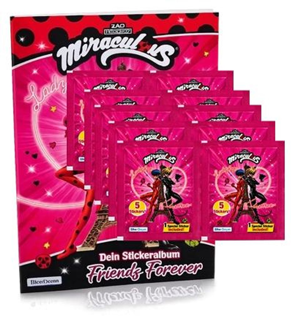 Blue Ocean Miraculous Ladybug Friends Forever Stickeralbum Produktbild 