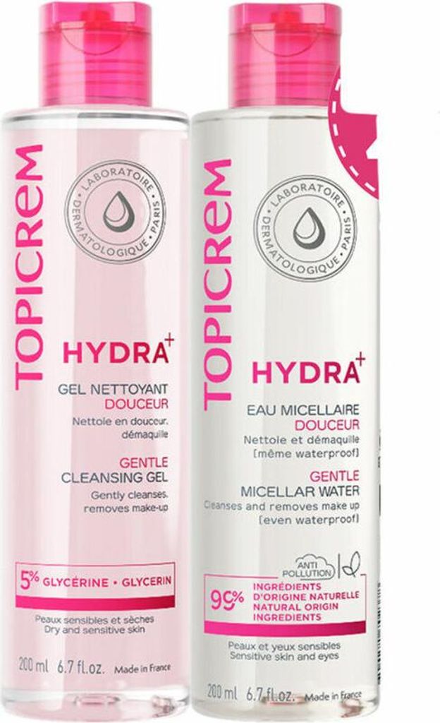 Topicrem HYDRA+ FACIAL ROUTINE CASE 2 Stück