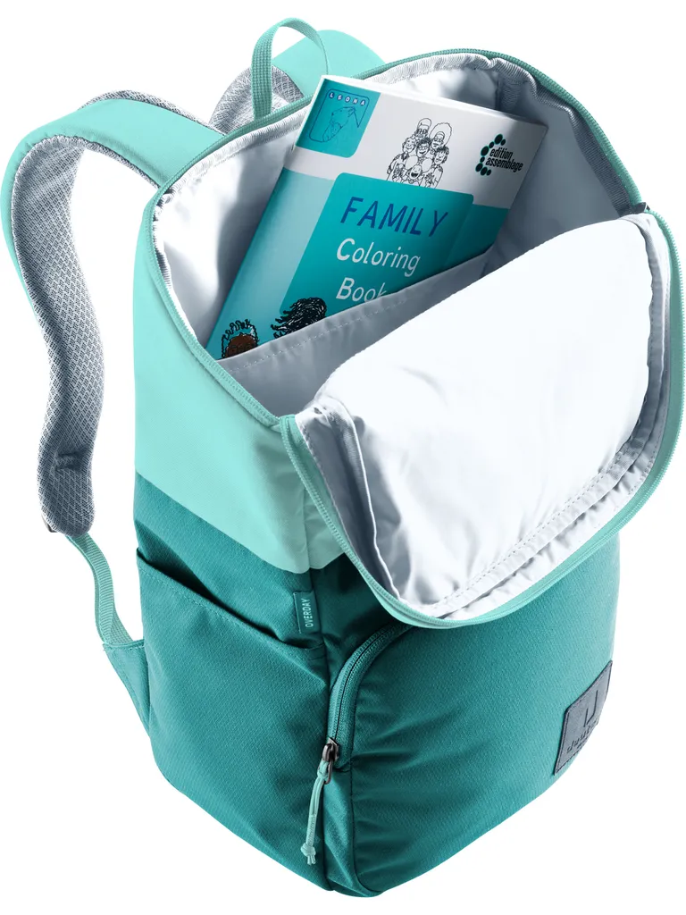 Deuter Overday Deepsea-Glacier: Zaino Urban 15L Eco-Friendly - 12