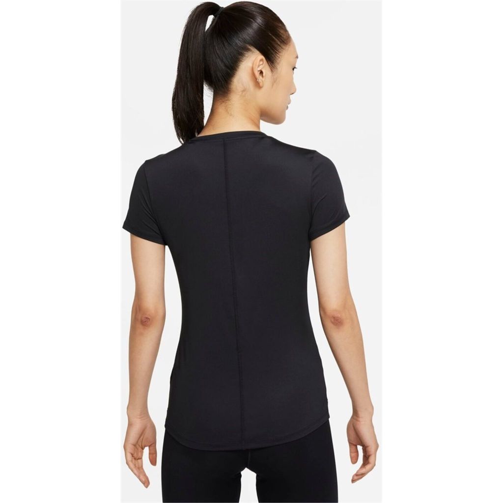 Nike W Nk One Df Ss Slim Top Black/White L Produktbild 7