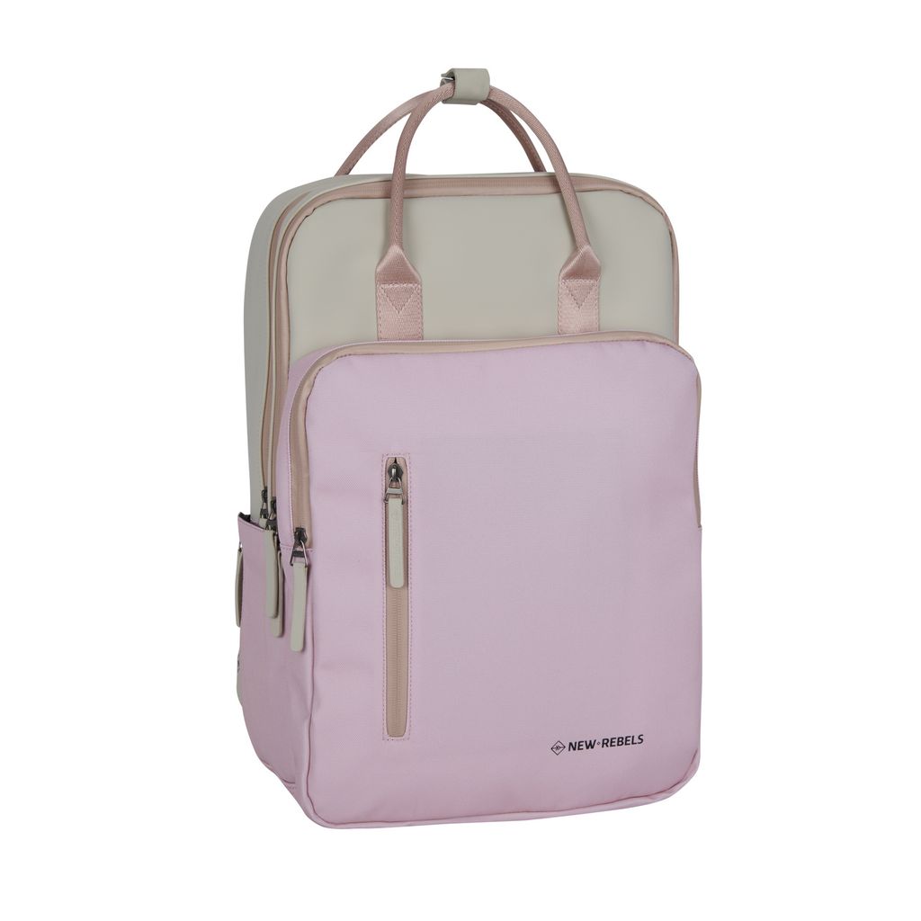 New Rebels Ceres Milwaukee Pink Beige Rucksack