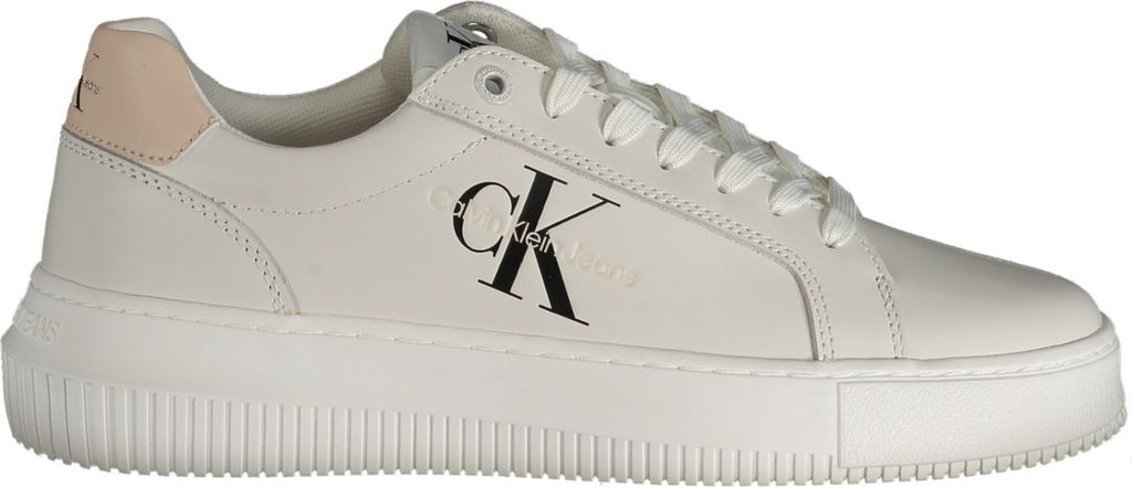 CALVIN KLEIN WEISSE DAMEN-SPORTSCHUHE : Farbe - Weiß, Größe - 40 Größe: 40 Farbe: Weiß