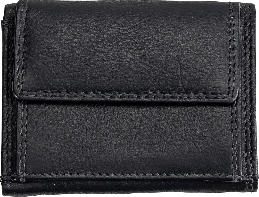 Josephine Osthoff Geldbörse Damen Portemonnaie klein KleinGeldbörse Herren slim Münzbörse Geldbeutel mit Münzfach echt Leder RFID-Schutz (940)