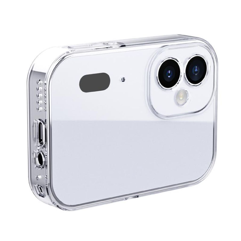 ZELURXX 64MP OLED Touchscreen Digitalkamera mit 3 Objektiven, 4K Video, OTG Übertragung, 32GB Speicherkarte, Weiß