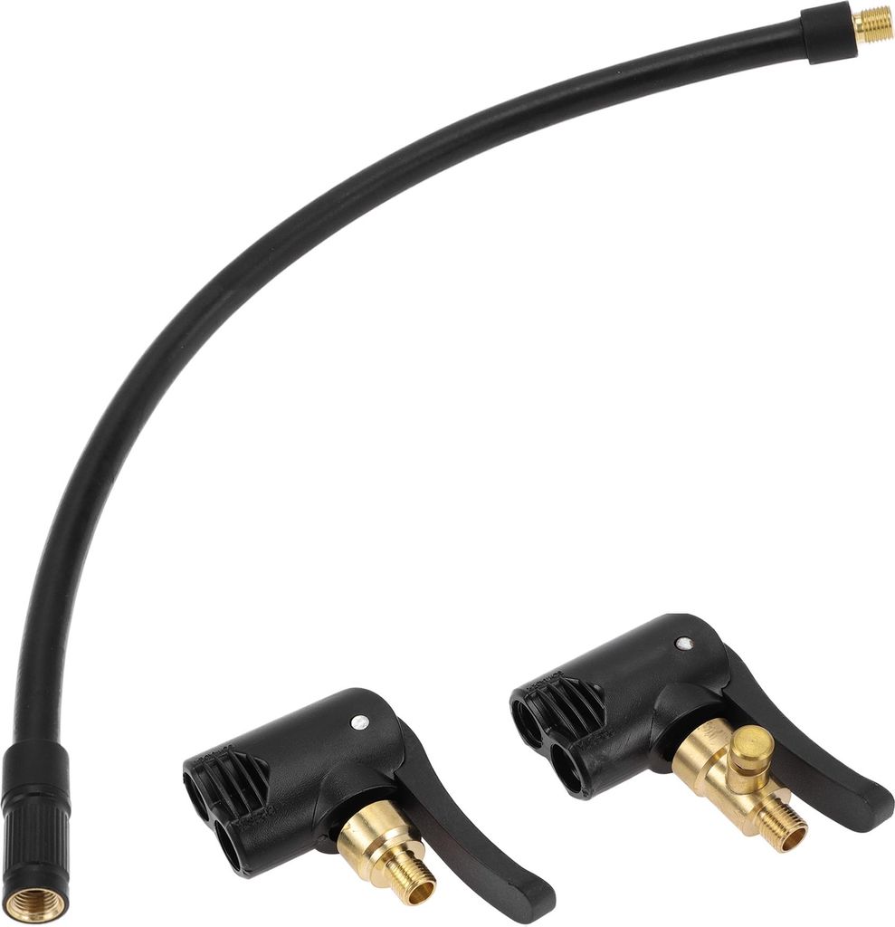 Reifenfüllschlauch Autoventil Verlängerungsschlauch 11,42 Zoll 7,8 mm ID für Auto Motorrad Fahrrad Luftpumpe Adapter Reifenventil mit Luftkupplu...