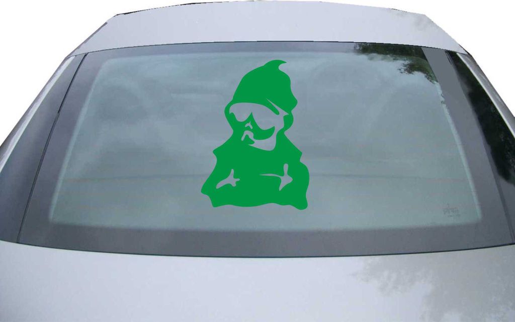 Indigos UG - Aufkleber Heckscheibe & Motorklappe DE6207 - grün - 600x432 mm - beby on bord - Auto Scheiben Fenster Heckklappe Tuning Racing JDM - ...