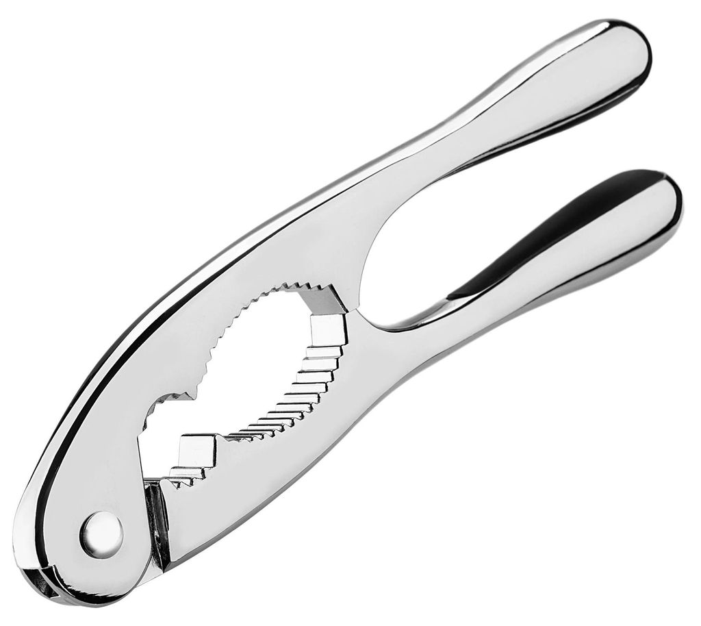 Nussknacker - Für Haselnüsse - Italienischer Stahl - Groß - Robust und langlebig - Massive Metallkonstruktion