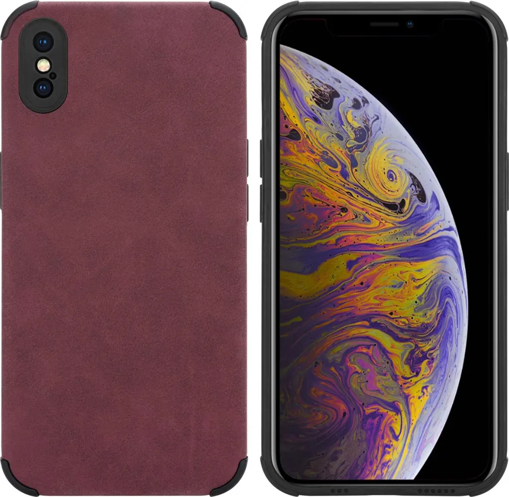 Custodia Portafoglio Per IPhone XS Max 6.5: Pelle PU Con Supporto E Chiusura Magnetica, Rossa - 3