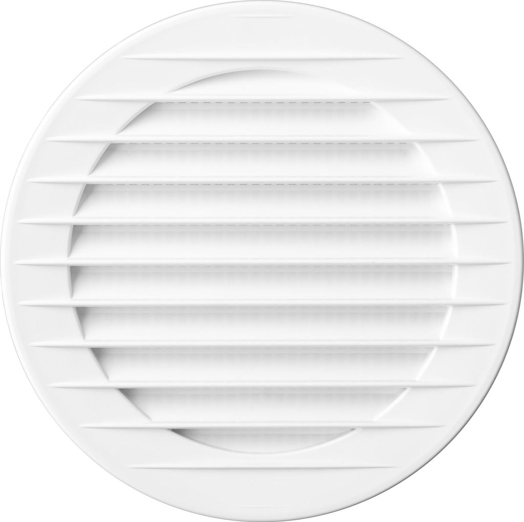 airRoxy AOZb 80 mm Griglia di ventilazione circolare in PVC Immagine del prodotto 
