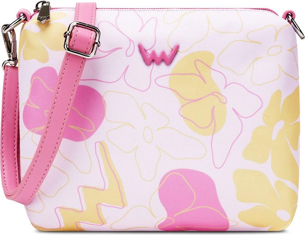 Vuch Umhängetasche für Damen Nuria Flowers Line Pink hell-Pink One size