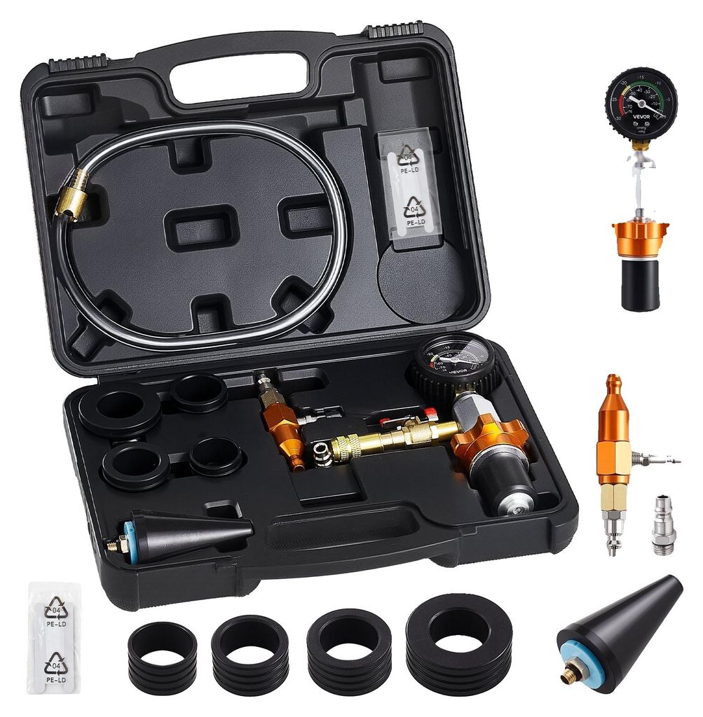 Kit de vacío y recarga para radiadores VEVOR, herramienta Imagen del producto 
