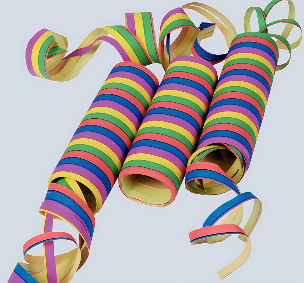 Papstar 18621, Partyluftschlangen, Papier, Mehrfarbig, 4 m, Produktbild 