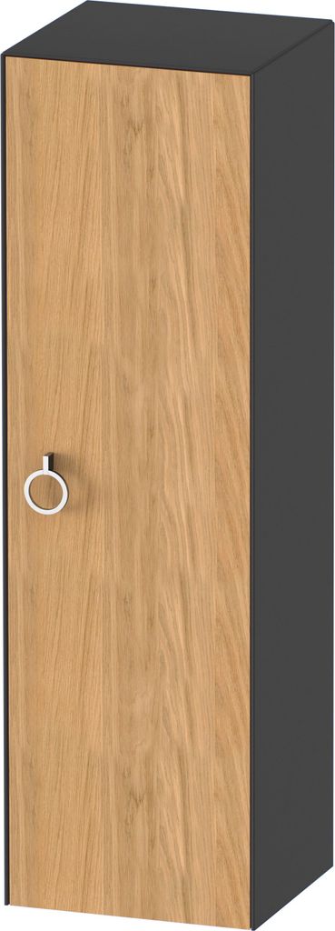 Duravit White Tulip Halbhochschrank, Breite 400 x Tiefe 360mm, eine Tür Anschlag rechts mit Griff, WT1333RH558