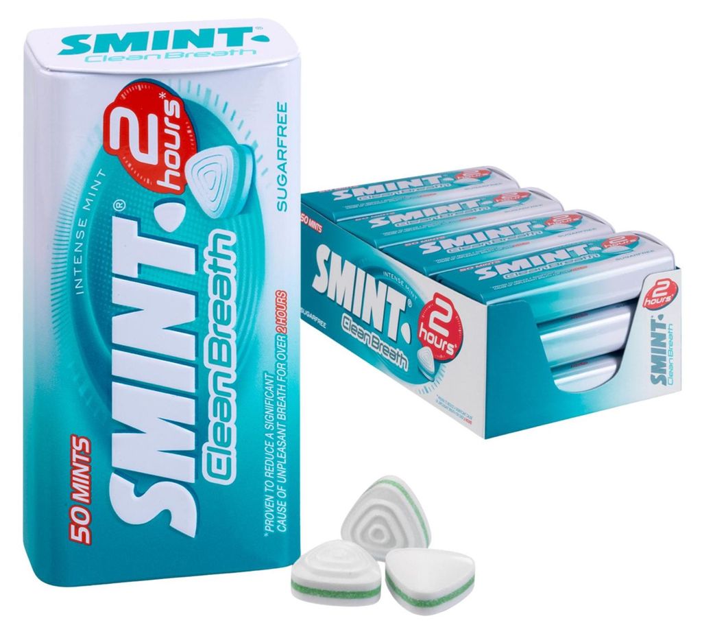 Smint Minze sauberer Atem, intensive Minze 12 x 35 Gramm Produktbild 